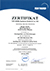 Zertifikat Hersteller von Druckgeräten und Rohrleitungen gem. AD 2000-Merkblatt HP0